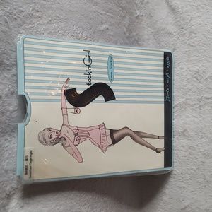 Stockin Girl Brown Lace Top NWT Thigh High Pantyhose Medium Large